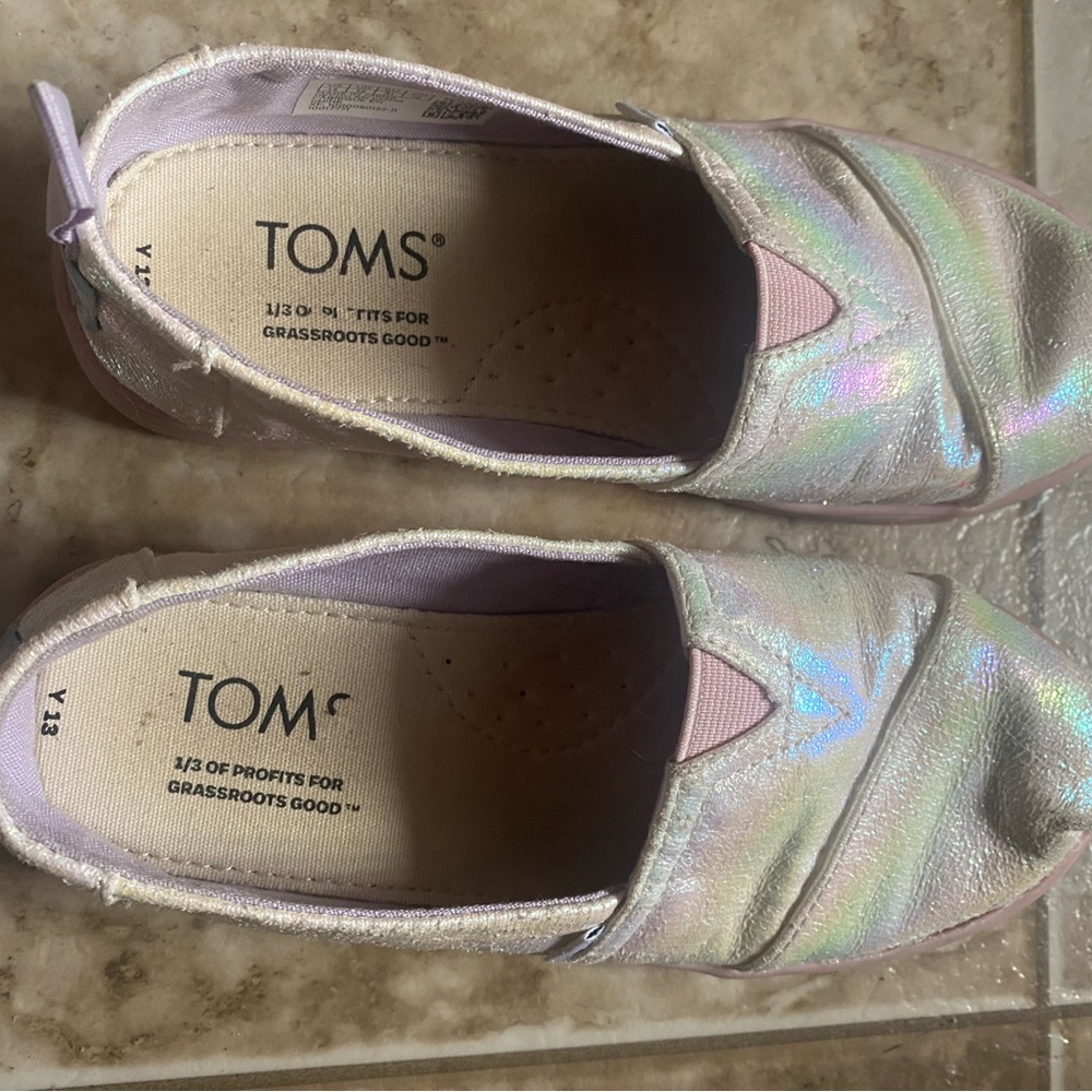 TOMS Iridescent Slip-On Shoes